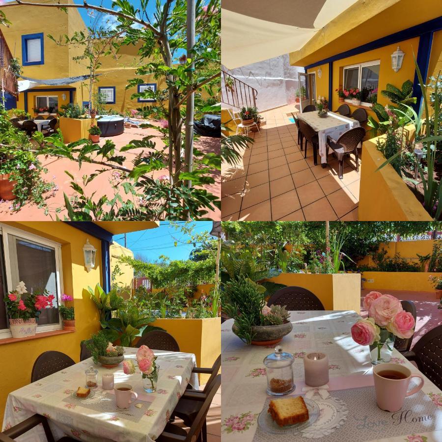 Casa Maestro Lelo - Acogedora Casa Rural Canaria Con Patios Y Jardines De Flores 大加那利岛拉斯帕尔马斯 外观 照片