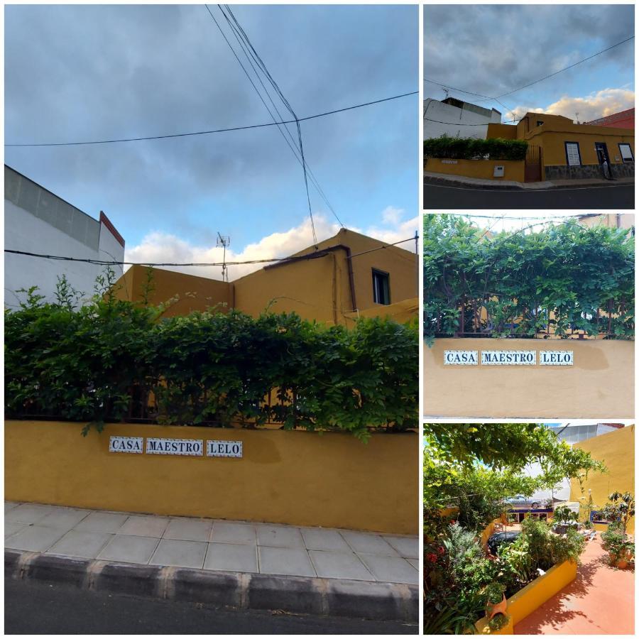 Casa Maestro Lelo - Acogedora Casa Rural Canaria Con Patios Y Jardines De Flores 大加那利岛拉斯帕尔马斯 外观 照片