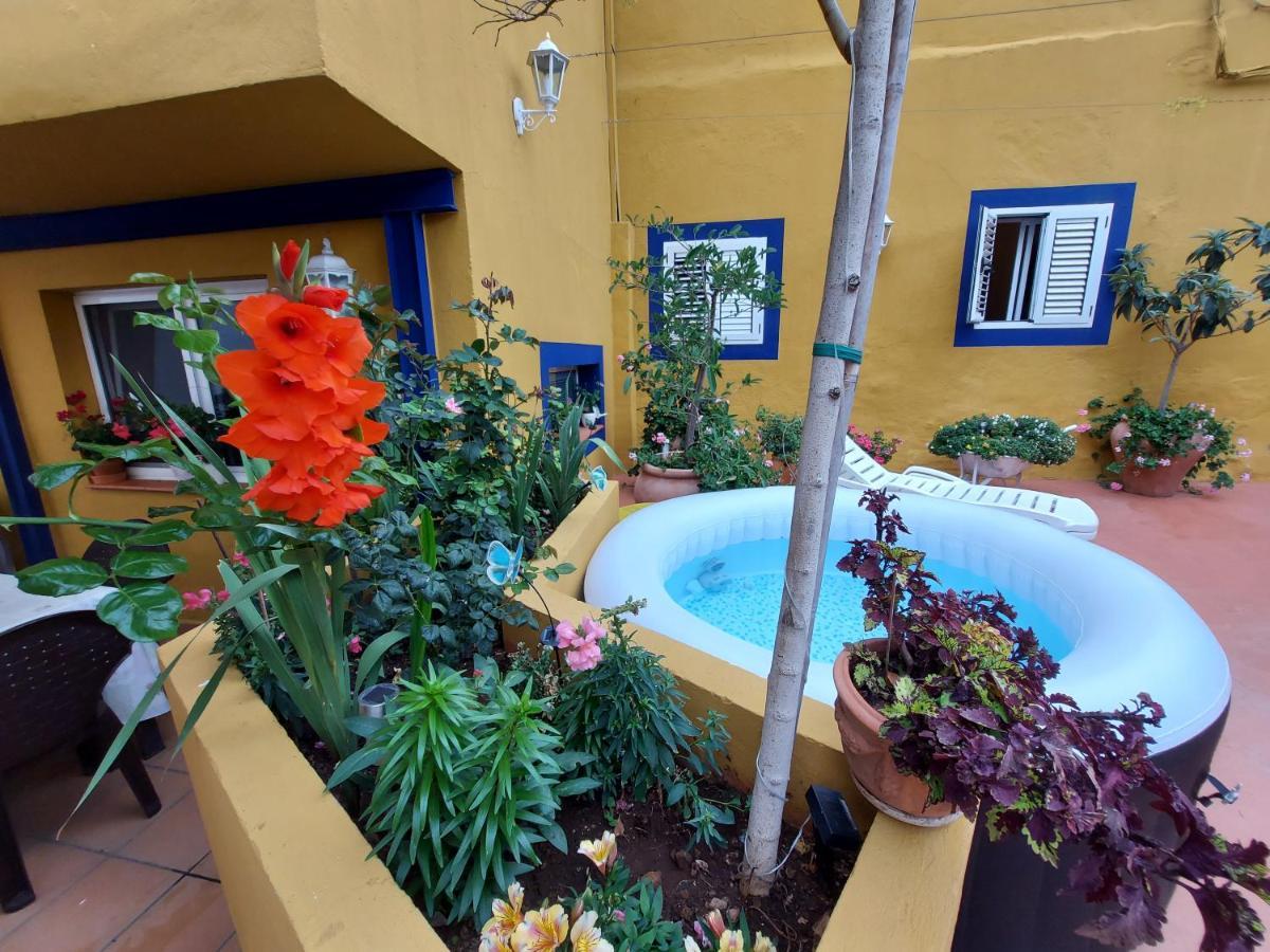 Casa Maestro Lelo - Acogedora Casa Rural Canaria Con Patios Y Jardines De Flores 大加那利岛拉斯帕尔马斯 外观 照片